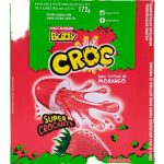 CHICLE BUZZY CROC X40 MORANGO (20)