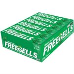 FREEGELLS  X 12  MENTA MENTOL VERDE