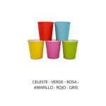 VASOS CARTON LISOS X 10