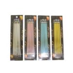 VELAS METALIZADAS SUPER LARGAS X 6 *