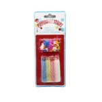 VELAS CORTAS C/SOPORTE X 24 *
