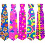 CORBATA PLAST ESTAMPADA X12