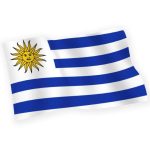 BANDERA URUGUAY 1.60 X 0.90
